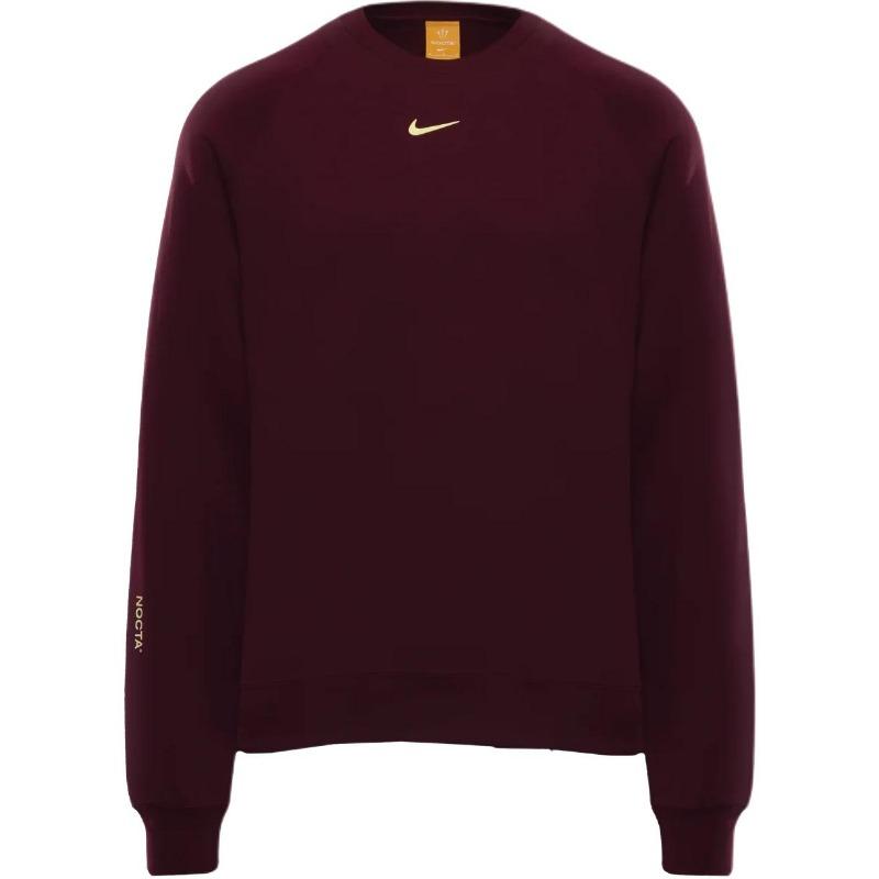 Nike Свитшот унисекс с круглым вырезом, удобный, универсальный, повседневный, с длинным рукавом, коллаборация X Nocta, FN8160-638