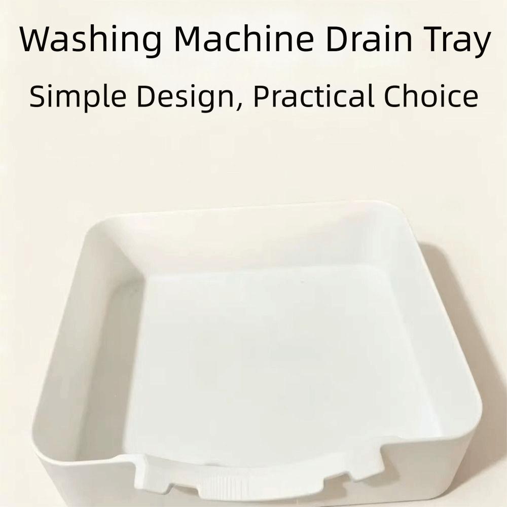 Water Collection Washing Machine Drain Pan Front Filter Drawer Tray For Cleaning