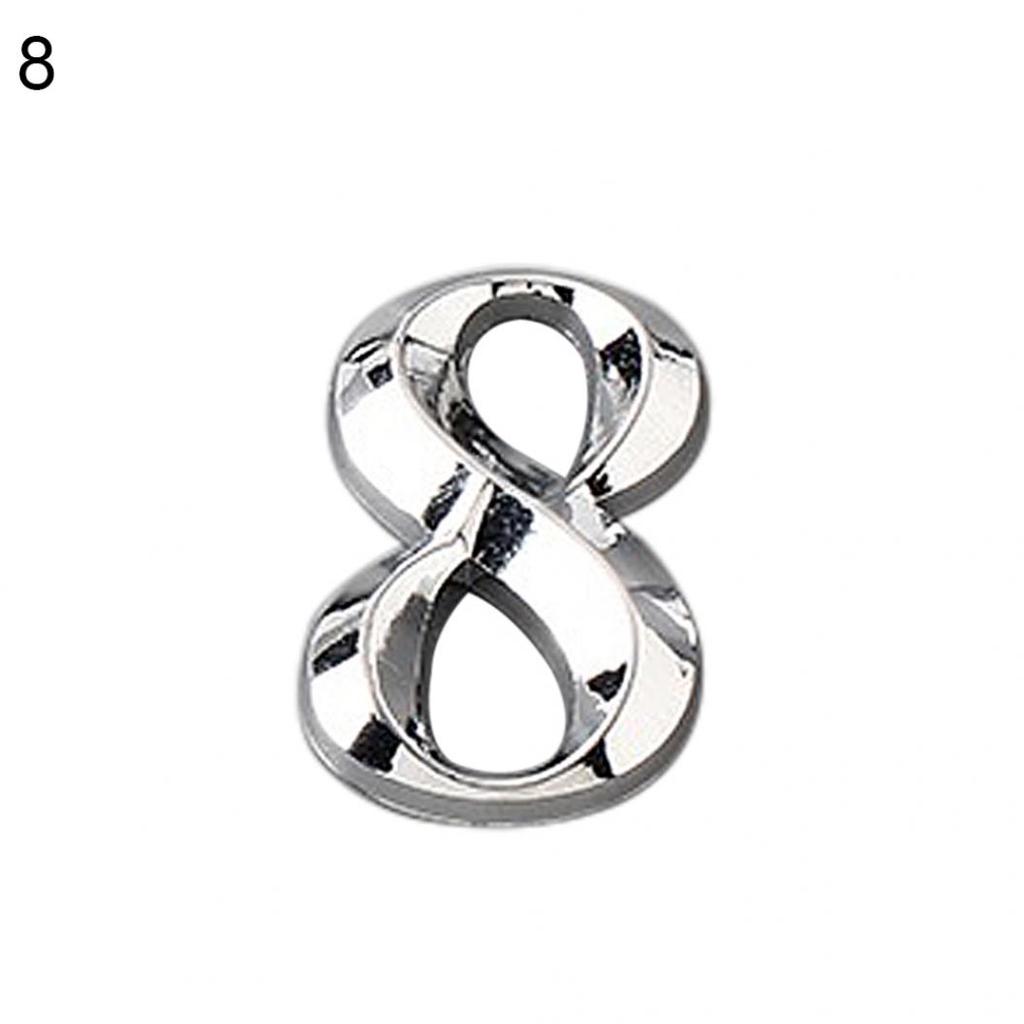 Блестящий номерной знак на дверь