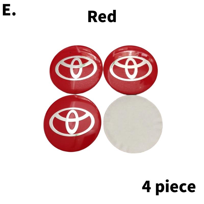 56 мм Алюминиевый сплав Логотип Колпачок ступицы колеса Наклейка значка Для Toyota Prado Rav4 Yaris Hilux Prius Corolla Camry Аксессуары