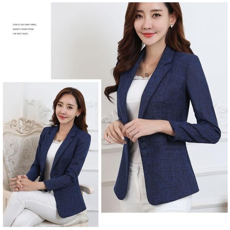 Женские пиджаки больших размеров, куртки для работы, офисный женский костюм, тонкий однобортный деловой женский пиджак, формальные пальто
