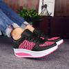 Women Fashion Breathable Pu Shake Shoes Casual Platform Fitness Shoes Jogging Walking Sneakers