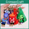 Adorable 2024 Movie Inside Out Keychain With Cute Amy Bobby Dr. Sadness Silicone Keyring For Men And Women