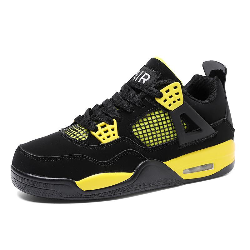 Men's Shoes Air Cushion Sports Shoes Men's Summer 2025 New Versatile Thick Sole Heightening Niche Original Yellow Dad Shoes