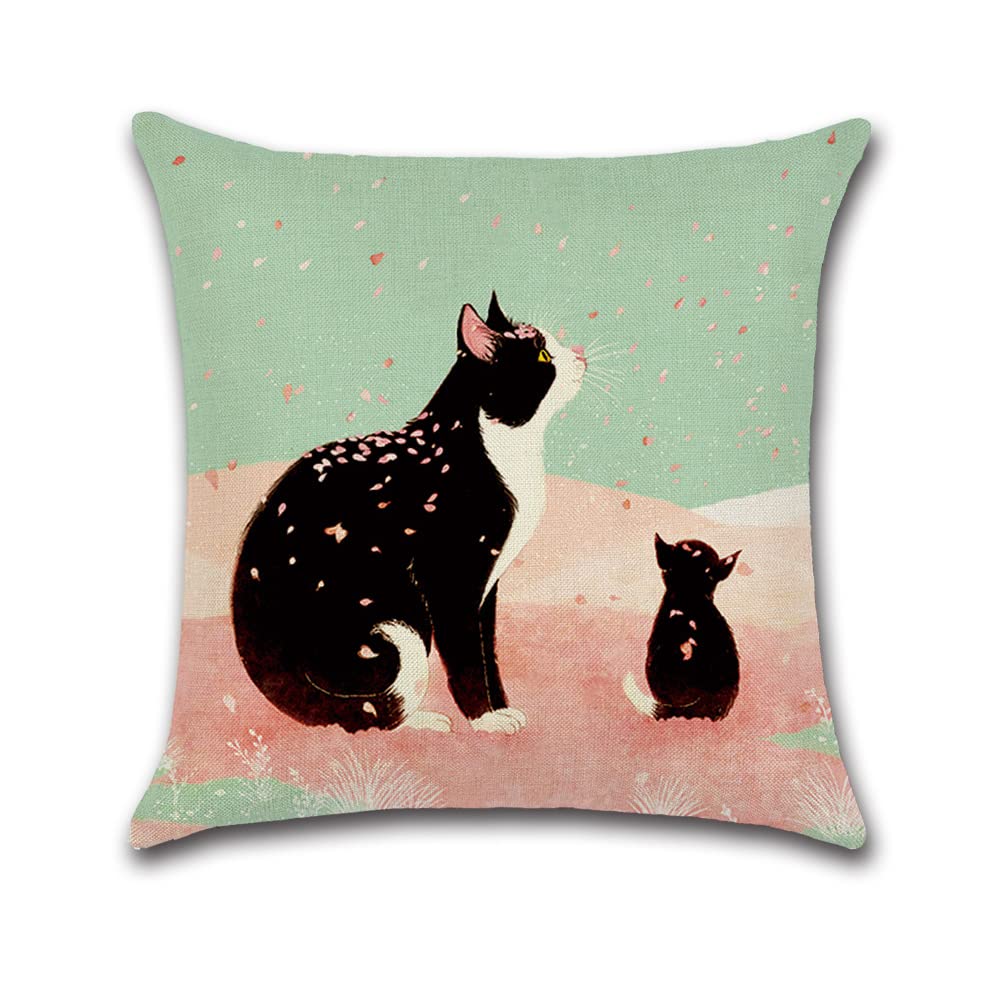 YunJeude Cushion 45x45cm Nordic Geometric Zipper Home Car Interior Linen Durable