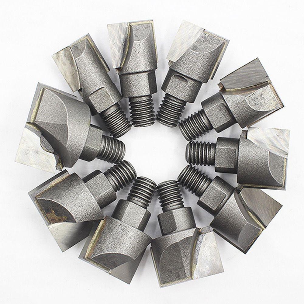 Фреза с хвостовиком 10 мм, резьбовая фреза из углеродистой стали, спиральный нижний нож, резьба по дереву