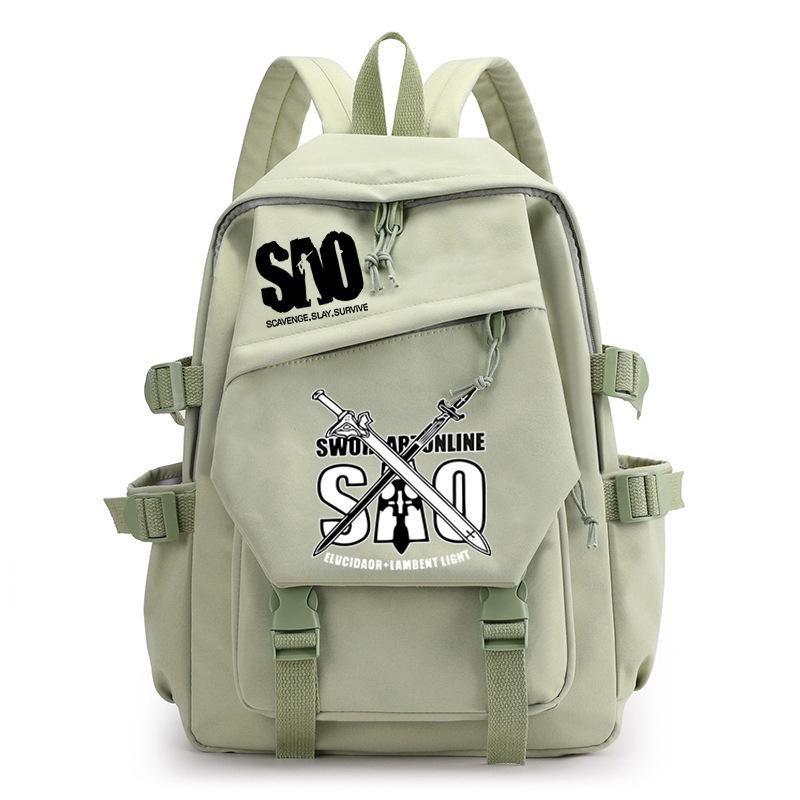 Personality Surrounding Trends Backpack Junior High School Students Primary School Students Campus Leisure Simple Large-Capacity Schoolbag