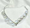 Sterling Silver Gemstone Necklace: Handmade Heart Jewelry