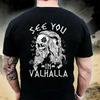 Til Valhalla Хлопковая футболка American Beard Warrior Tactical Skull Футболка унисекс с коротким рукавом и круглым вырезом Повседневная мужская футболка