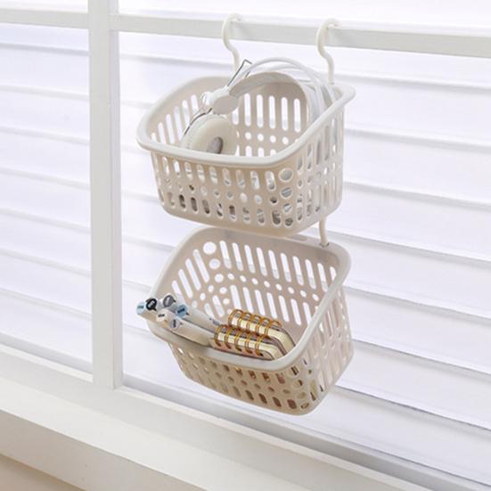 Подвесная корзина для хранения Большая вместимость Высокая грузоподъемность Полая вентилируемая Водонепроницаемая Легко чистится Органайзер для корзины для хранения