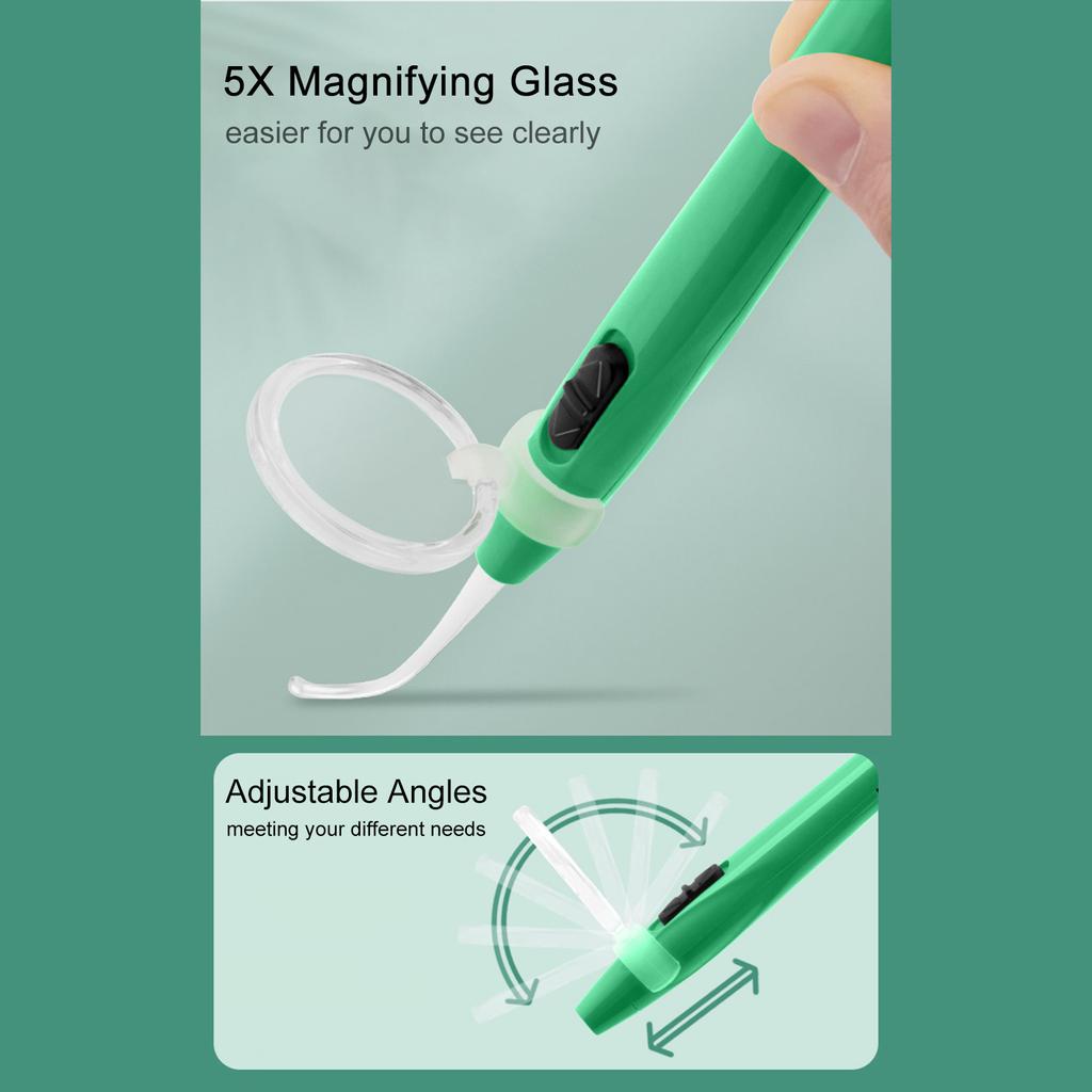 Инструменты для удаления ушной серы с легким набором для чистки ушей для детей и взрослых, ушная ложка для набора для ухода за ушами