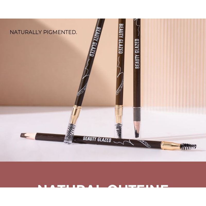 BEAUTY GLAZED - Карандаш для бровей натурального оттенка - 4 цвета