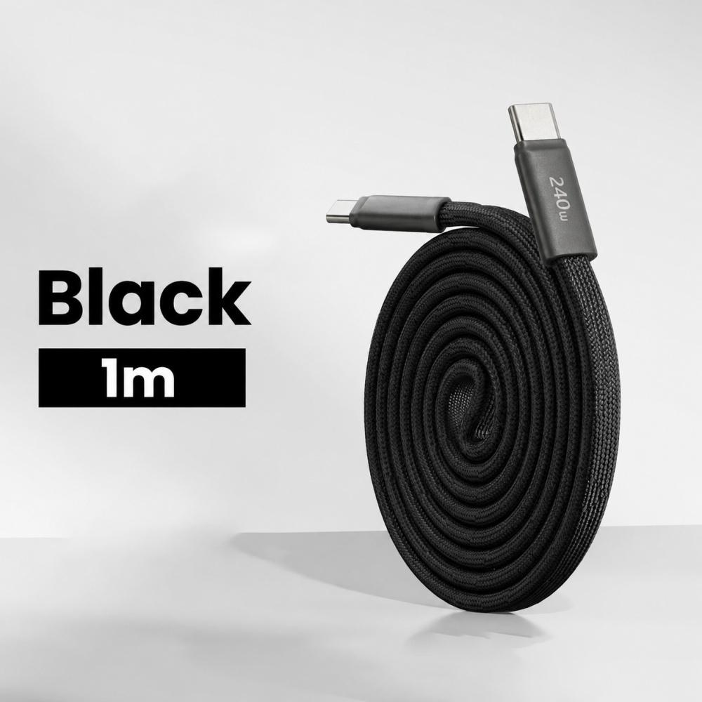 240W Magnetic Type‑C to Type‑C Fast Charging Cable High‑Speed Data Cord Universal Charging Line for Samsung iPhone 17 16 Xiaomi