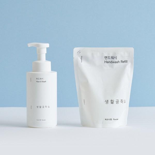 Life Workshop Ароматизатор для порошка для мытья рук, 500 мл + сменный блок, 400 мл x 2 шт., 1 комплект