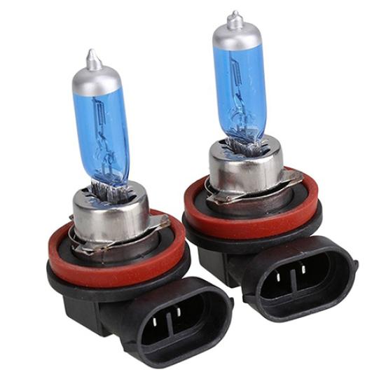 1Pair Super Bright H11 12V Car Auto Xenon Halogen Headlights Lamp Bulb White