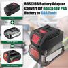 Переходник для аккумулятора Bosch 18V PBA BOSC18BS Адаптер аккумулятора Преобразование в для Bosch 18V Аккумулятор Работа для Bosch 18V GBA Электроинструменты