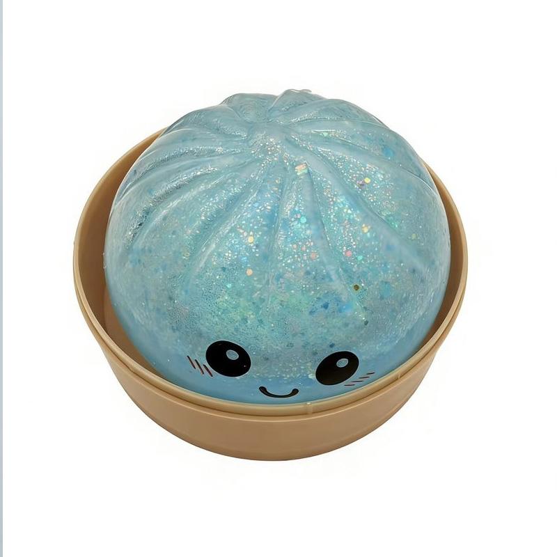 Cartoon Squishy Plasticity Buns Toys Transparency Squeeze Toy Relieve Stress Funny Anti-Stress Sensory Toy Adult Trendy Toy Gift
