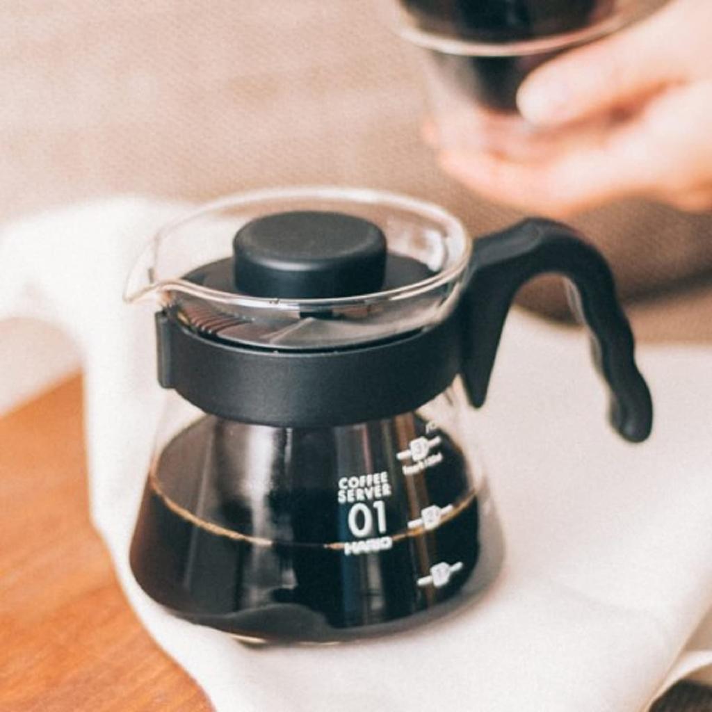HARIO V60 Кофе Практический объем Сделано в Сервере, 700 мл, Черный, Япония, VCS-02B