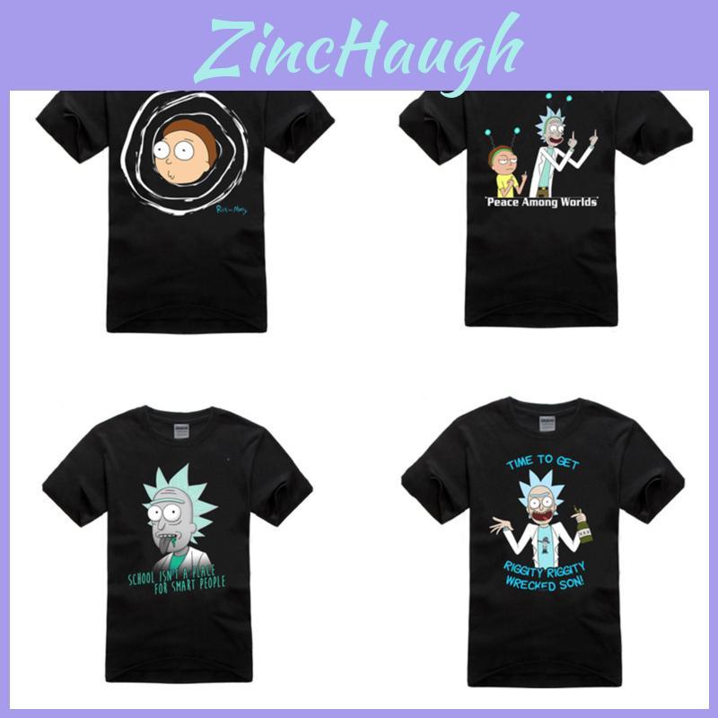 Мужская футболка Rick And Morty с коротким рукавом, полиэстер, дышащая, летний повседневный стиль, для подростков
