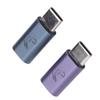 2 шт. Блокировщик данных USB C-C для защиты от взлома и перехвата данных. Блокировщик данных USB только для безопасной зарядки.