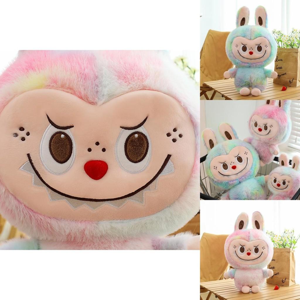 Labubu Plush Toy With Colorful Design Soft Stuffed Animal For Kids Birthday Gift Special Characters Included