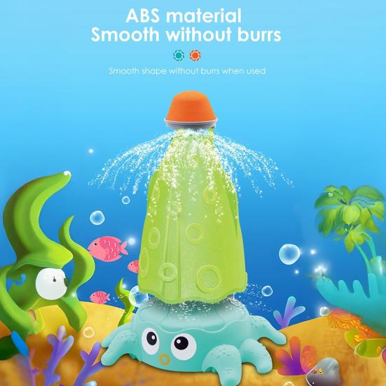Octopus Water Spray Toy for Kids 360 Degree Rotary Spinning Rockets Sprinkler Summer Fun Water Toy for Toddlers Boys Girls