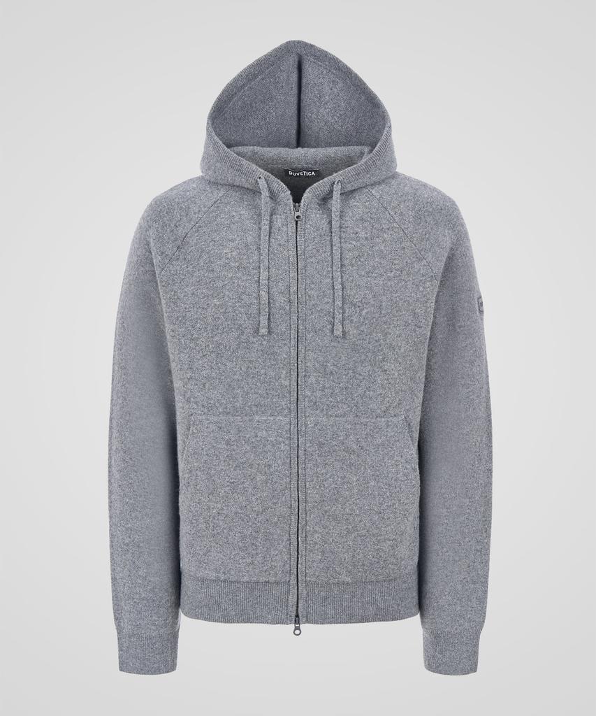 DUVETICA Javeno Hoodie (Melange Grey) (Men'S Knit Pullover)