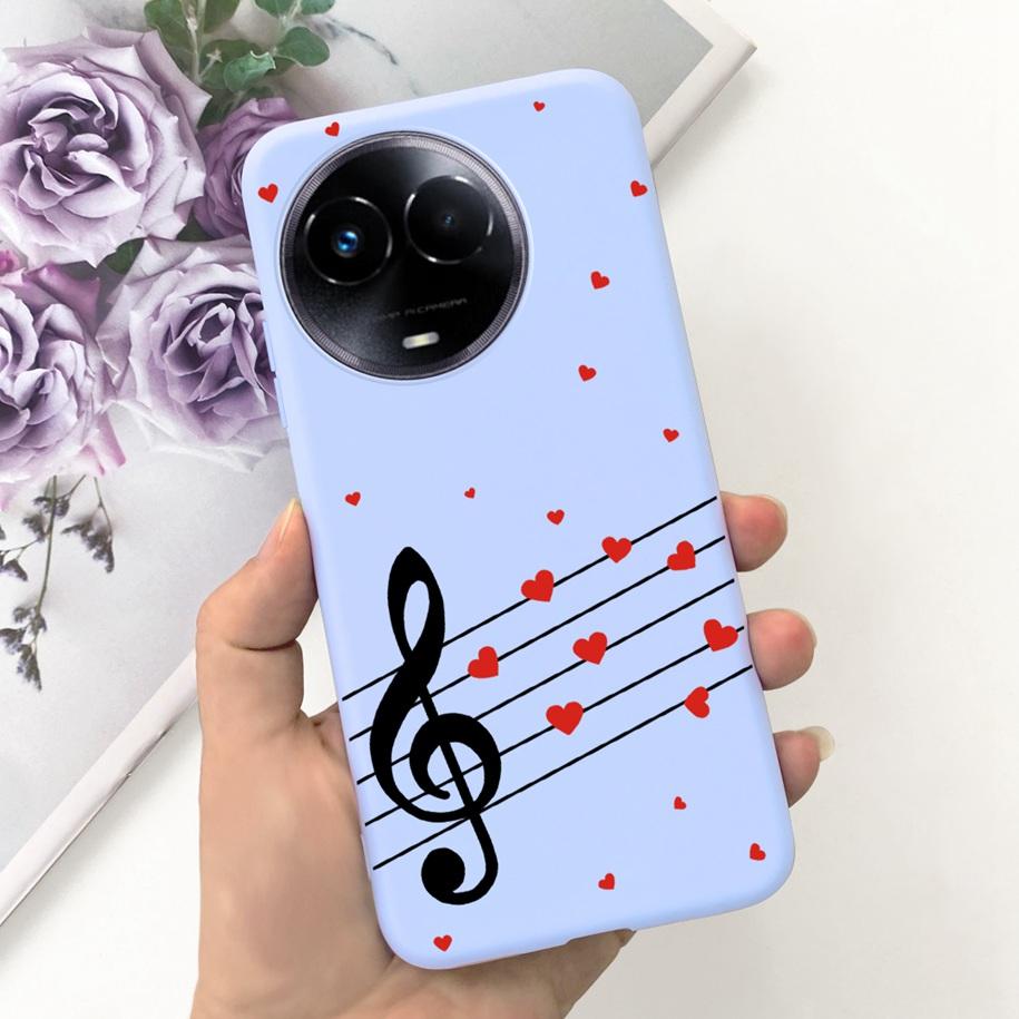 Ударопрочный Чехол Для Realme 11 5G / Realme 11X Чехол На Телефон Модный Девушки Мягкий Силикон Funda Для Realme11 11 X 2023 RMX3785 Coque