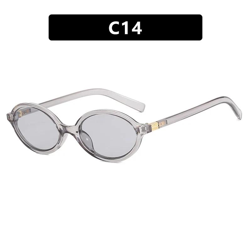 Anti-blue Light Eyeglasses Eye Protection Oval Small Frame Retro Female Korean Plain Glasses Ladies Optical Spectacle Eyeglass