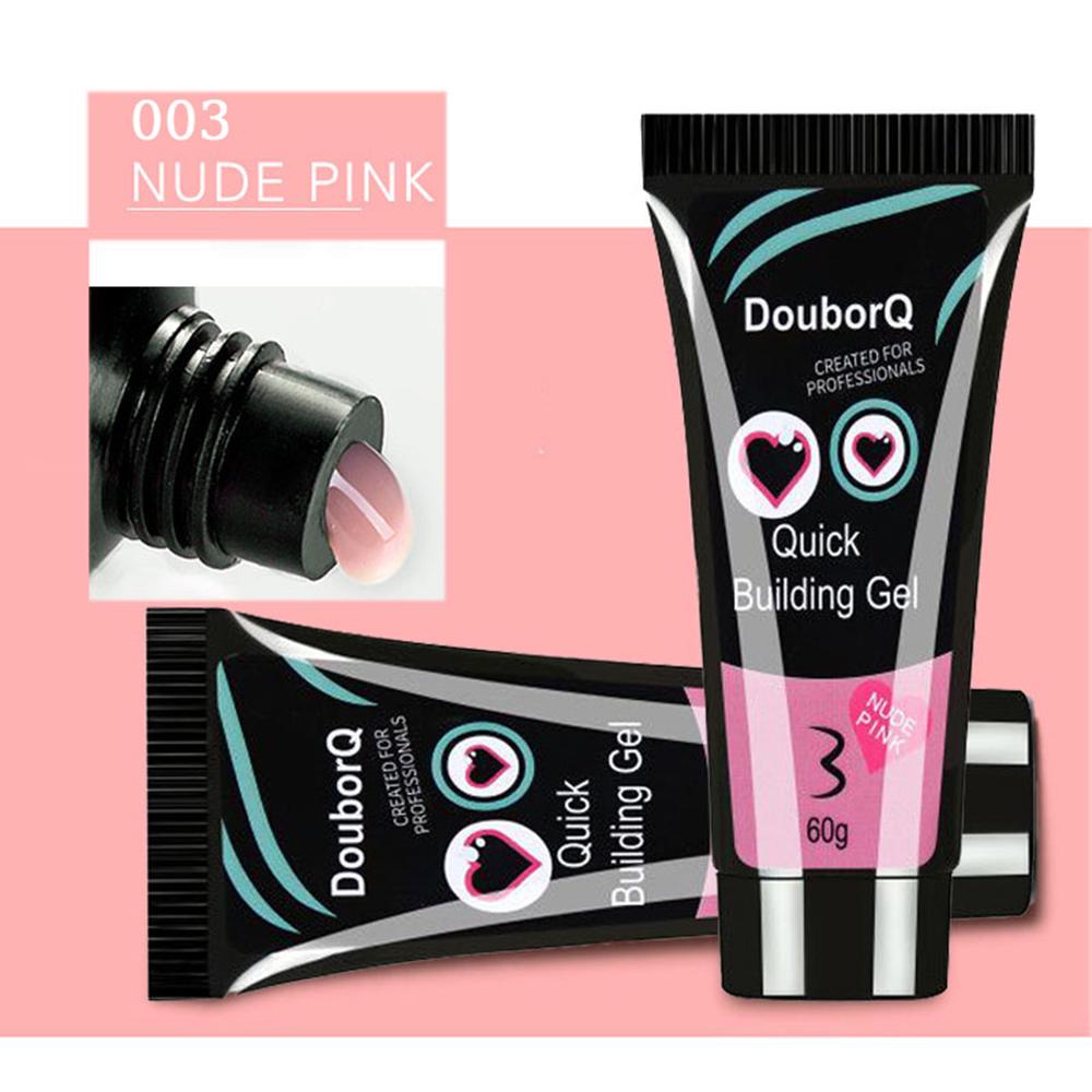 Полигель для быстрого наращивания ногтей, 60 мл, кристаллический желеобразный гель для наращивания ногтей, дизайн ногтей