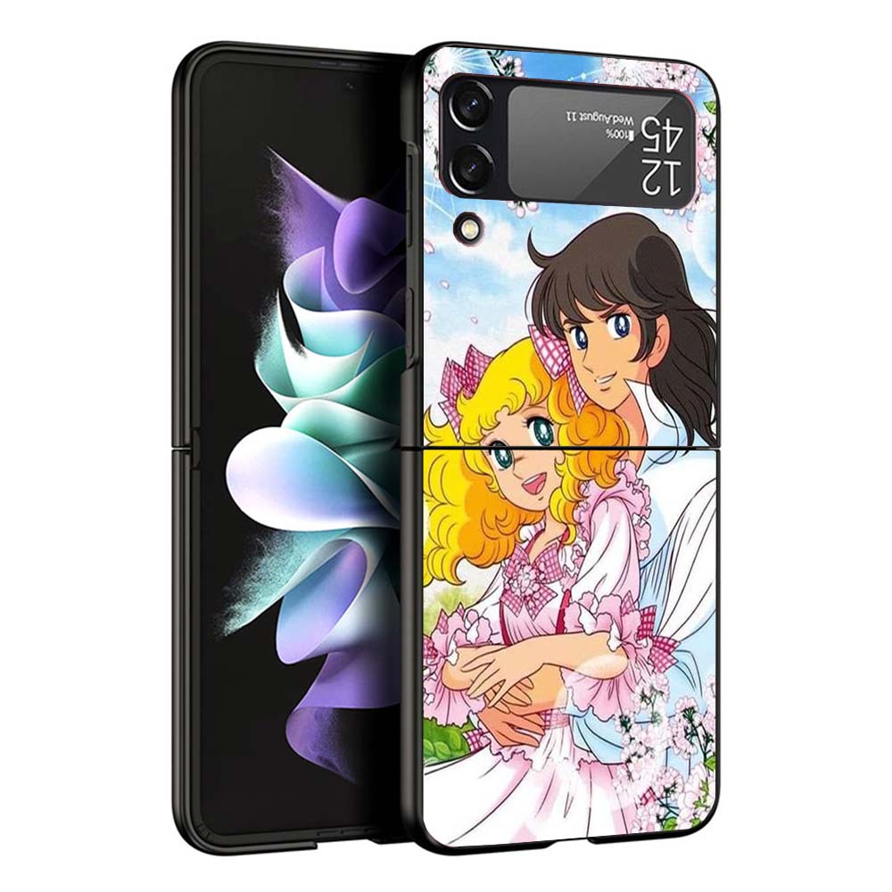 Чехол для телефона Candy 90s Anime для Samsung Galaxy Z Flip7 Flip6 5G Flip5 Flip4 Flip3 ZFlip 7 6 3 4 5 Ударопрочная задняя крышка Galaxy Z