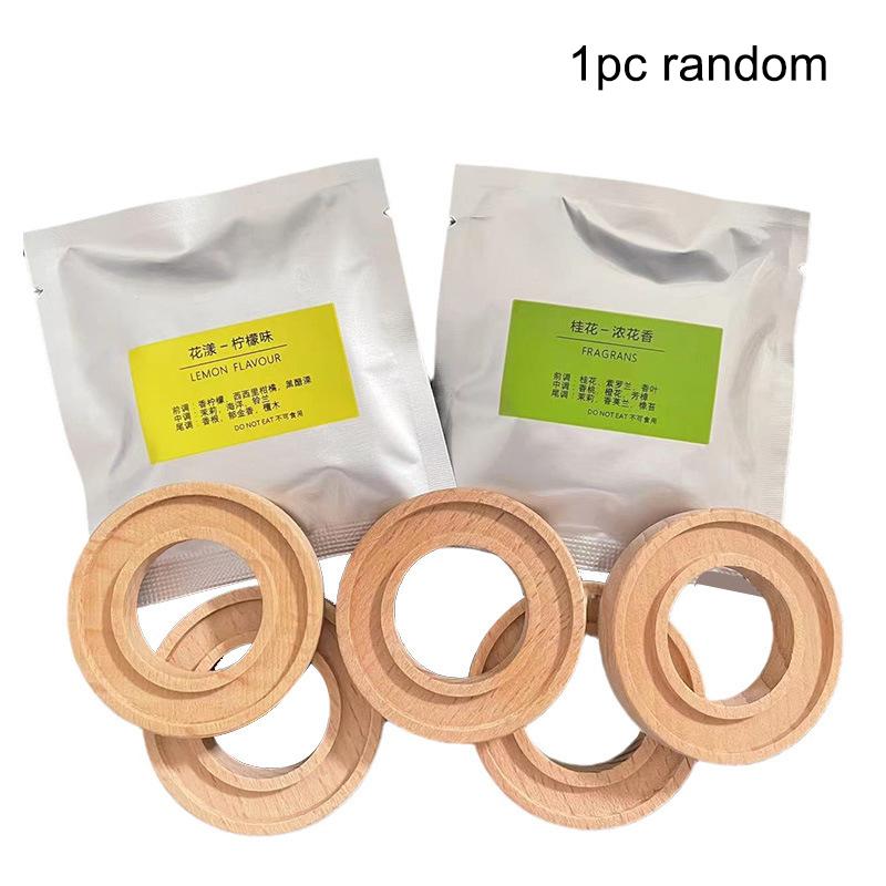 Круговой ароматерапевтический деревянный автомобильный освежитель воздуха, диффузор эфирных масел, впитывающий духи, таблетки из бука, удаление запаха из салона автомобиля