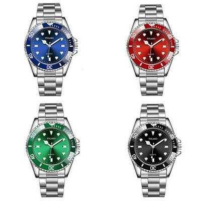Модные часы YOLAKO Submariner из нержавеющей стали - без календаря