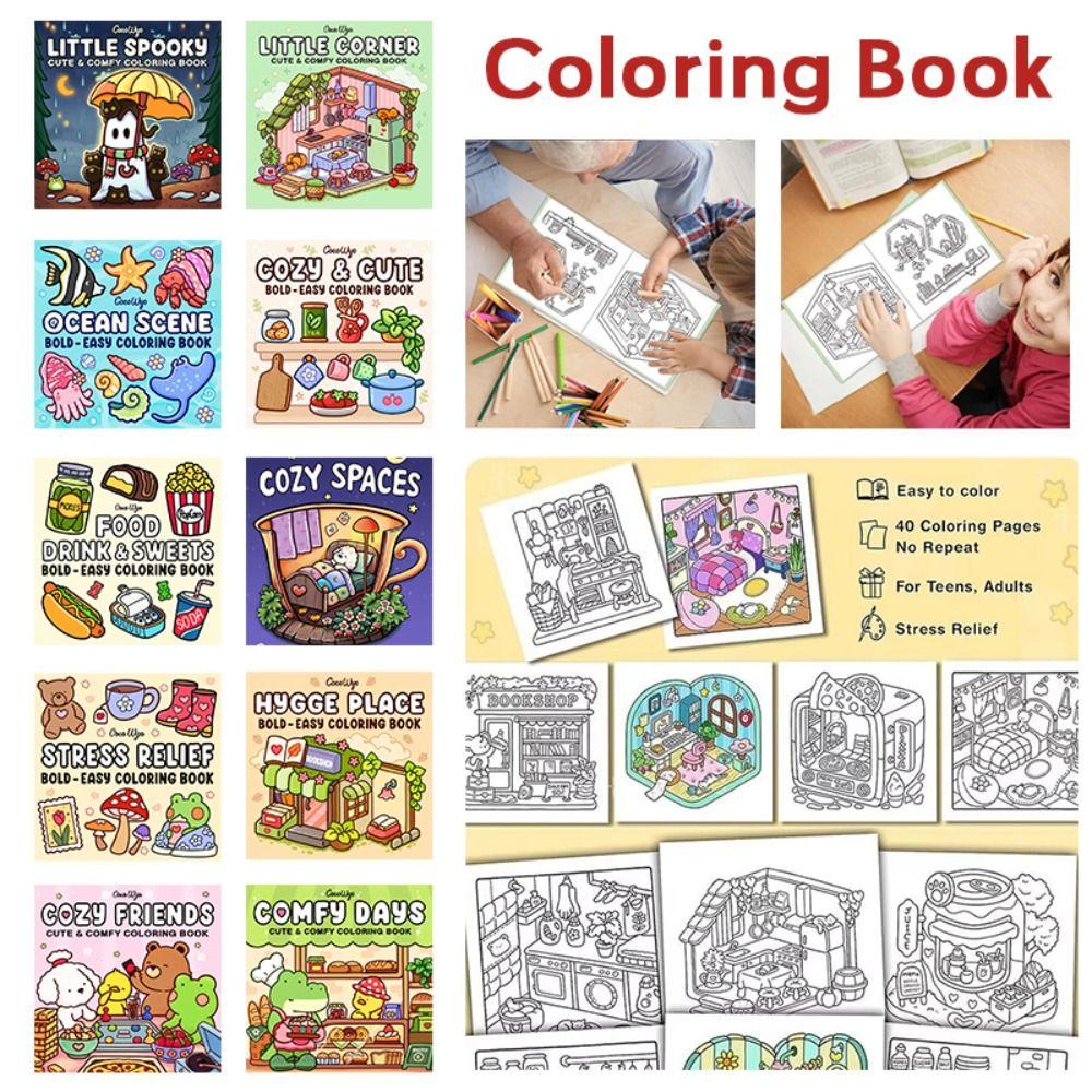 Educational Graffiti Painting Book Spooky Cutie Montessori Drawing Toys  Adults and Teens