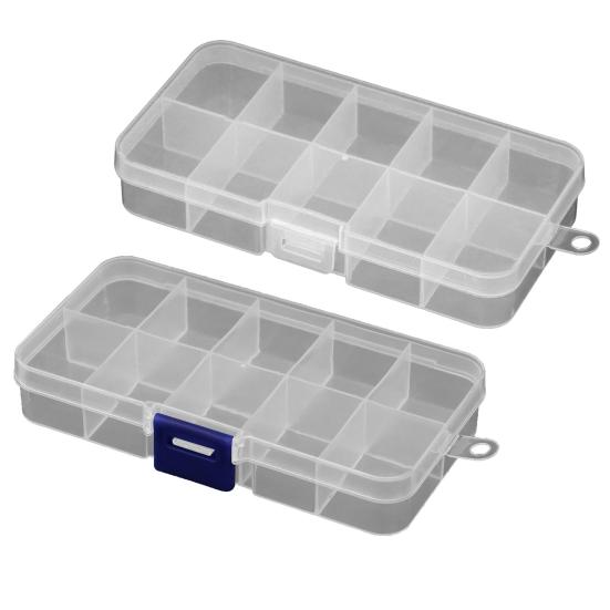 Ящик для хранения рыболовных принадлежностей, органайзер для приманок и приманок с 10 отделениями, большая вместимость