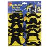 12Pcs/Set Black Fake Moustaches Self Adhesive Joke Mexican Novelty Party Supply
