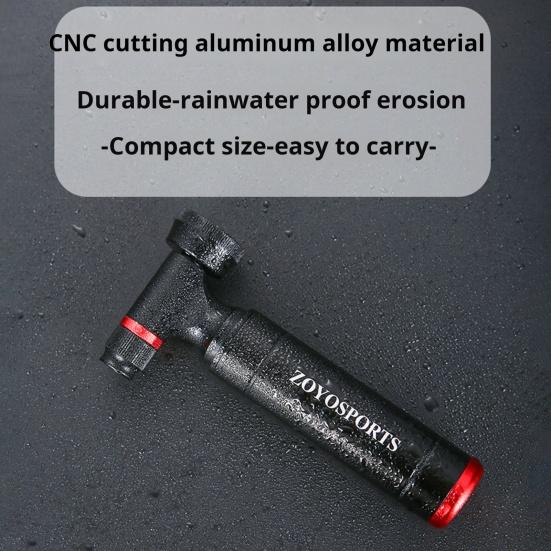 CO2 Bike Tire Inflator with Pressure Gauge 160PSI High Pressure Aluminum Alloy Portable MTB Road Mountain Bicycle CO2 Air Pump