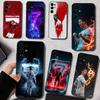 Чехол для телефона C-CR7 Футбол Р-Роналдо Для Samsung S25,S24,S21,S22,S23,S30,Ultra,S20,Plus,Fe,Lite,Note,10,9,5G Черный