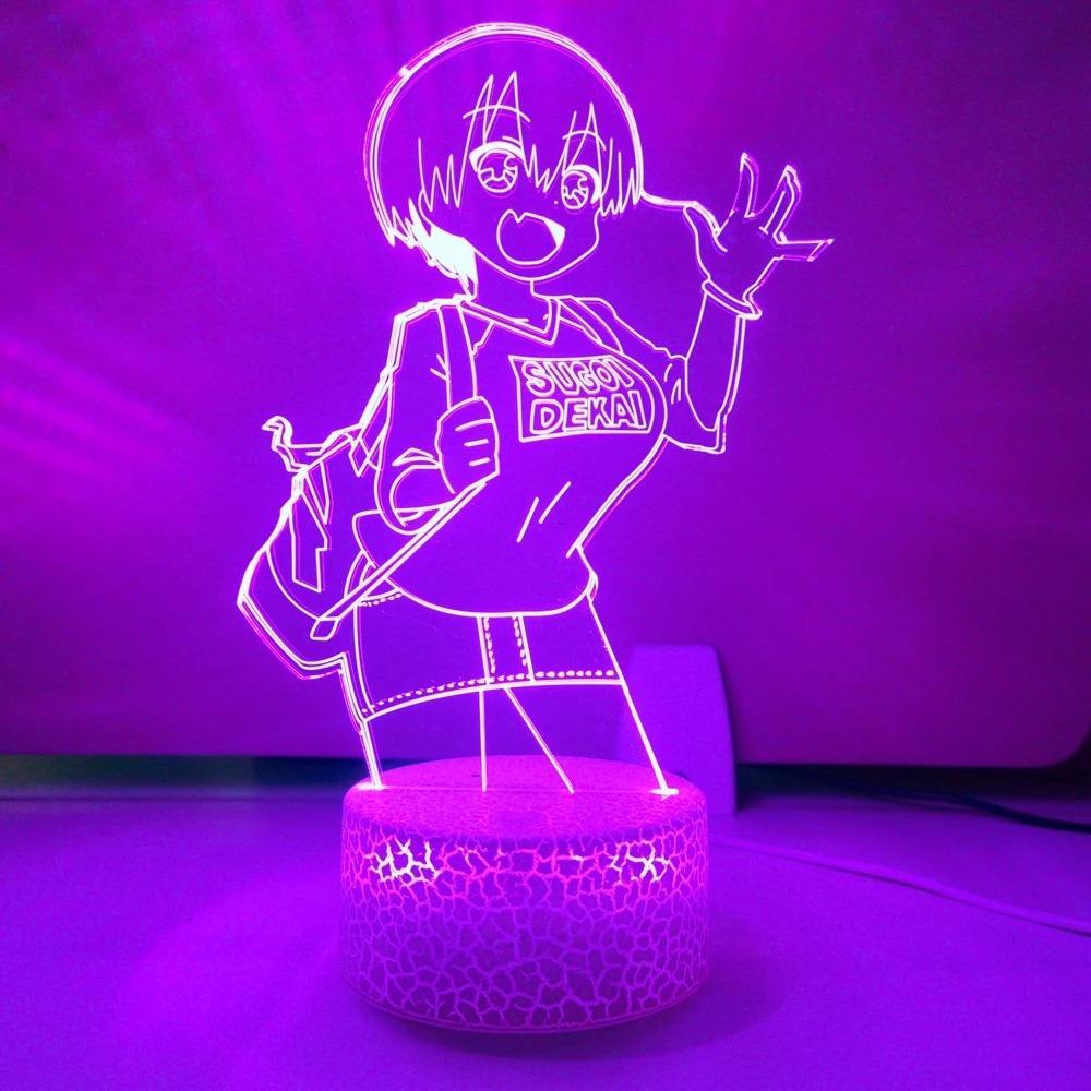 Аниме Waifu Mai Sakurajima Led Night Light для декора спальни Mai Light Gift для друга Sakurajima Bunny Girl Led Lamp Anime Gift