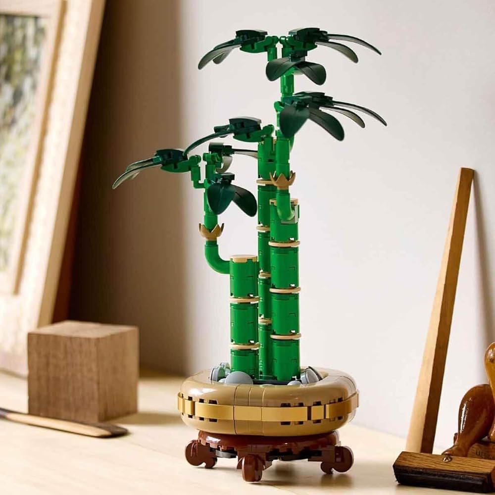 LEGO Botanical Lucky Bamboo Toy Building Blocks Decorative Fake Plant Home Decor Gift for Men and Women 10344
