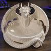 3D-печатная скульптура дракона, подставка для украшений, фэнтезийный поддон для мелочей, готический держатель для ключей в прихожую, средневековый настольный органайзер, подарок для фанатов, декор для дома