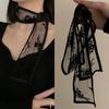 Sweet Hair Band Neckerchief Y2k Head Scarf New Flower Lace Neck Strap