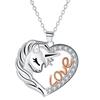 Fashion Women'S Love Necklace Unicorn Necklace Exquisite Pendant Necklace Jewelry Holiday Gift