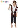 Halloween Masquerade Prop Costume Pirates of the Caribbean Boys Pants Bearded Pirate Costume