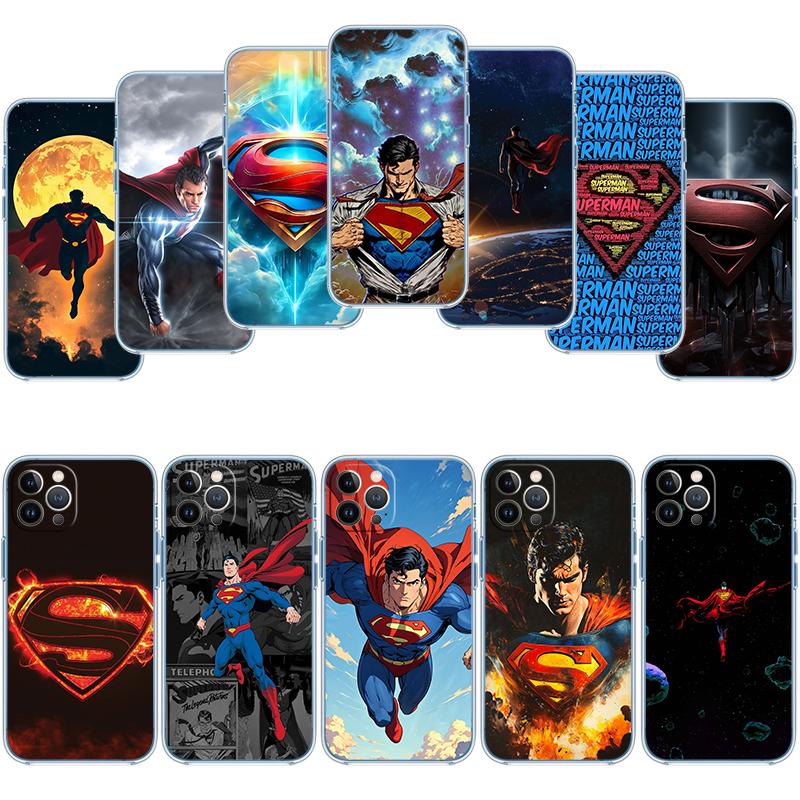 Superman Transparent Phone Case for LG K22 K30 K40 K40S K41 K42 K50 K50S K51 K51S K52 K61 K62 K71 K92 Q61