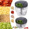 Manual Food Chopper, Manual Pull String Vegetable Cutter, Onion Garlic Chopper, Fruit Herb Nut Kitchen Food Processor