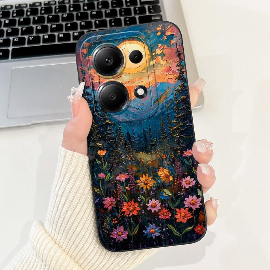 Для Xiaomi Redmi Note 13 4G Чехол Note13 Pro Милый Модный Конфетный Расписной Чехол Мягкий ТПУ Чехол для Телефона Для Redmi Note 13 Pro Plus Сумки