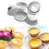 Thickened Tinplate Egg Tart Molds Durable Reusable Pudding Shells