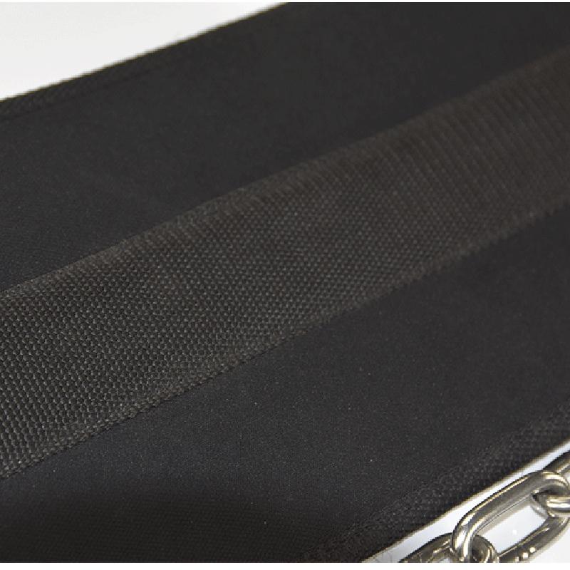 Factory Sale Neoprene Non-Slip Dip Belt with Chain Unisex Gym Weight Belt for Strength Training & Weightlifting
