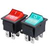 125/220/250V 6 Pin Light On/Off Boat LED Power Electric Toggle Rocker Switch